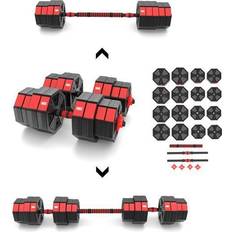 HMS Adjustable Weight Dumbbell and Barbell Set 40kg 2 pcs