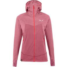 Donna - Giallo Giubbotti Salewa Puez Hybrid Polarlite Hooded Fleece Woman