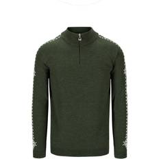 Ski Gensere Dale of Norway Geilo Sweater Men's - Dark Green/Off White