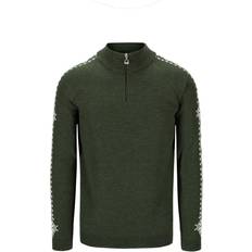 Geilo Sweater Men's - Dark Green/Off White