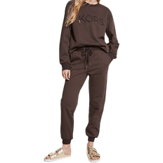 Michael Kors Logo Print Cotton Terry Joggers