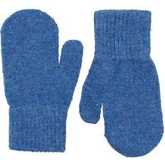 Babys Fäustlinge CeLaVi Wool/Nylon Mittens - Blue Melange (1379-728)