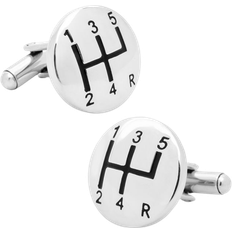 Silver Plated Cufflinks Cufflinks Inc Gear Shifter Cufflinks - Silver