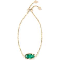 Emerald Jewelry Kendra Scott Elaina May Birthstone Bracelet - Gold/Emerald