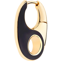 Harpiks Øreringe Maria Black Vogue Right Single Earring - Gold/Black