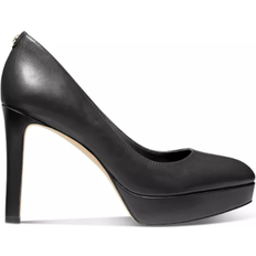 Michael Kors Heels & Pumps Michael Kors Chantal Leather Platform Pump - Black