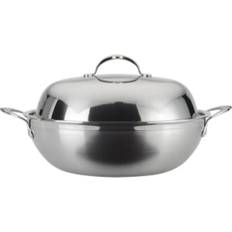 Ceramic Hob Wok Pans Hestan ProBond with lid 14 "