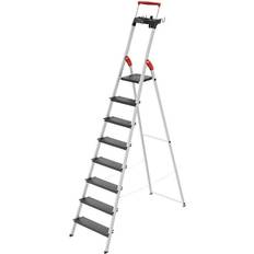 Ladders Hailo HAILO Aluminium Fällbar Säkerhetstrappstege 8 Breda Steg L100