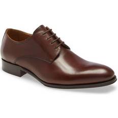 Declan Leather Plain-Toe Oxfords - Men's