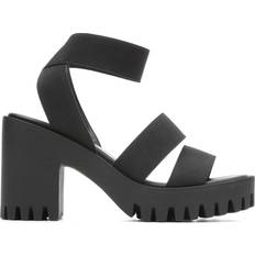 Polyurethane Heeled Sandals Madden Girl Sohoo - Black