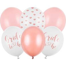 Rosaguld Dyre- & Figurballoner PartyDeco Bride To Be Ballon Mix
