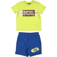 Green Other Sets Diesel Branded T-Shirt And Shorts Set