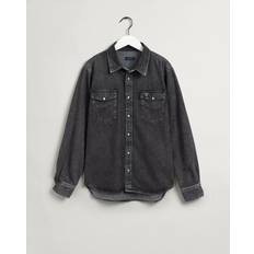 Svarte Skjorter Kids GANT Denim Shirt Tops