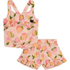 Juicy Couture Girls Other Sets Juicy Couture Girl's Top & Shorts 2-pcs Set - Prim Peach