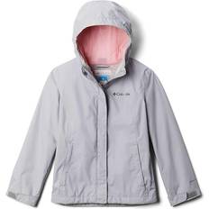 Gray Rain Jackets Children's Clothing Girl's Arcadia Rain Jacket - Columbia Grey