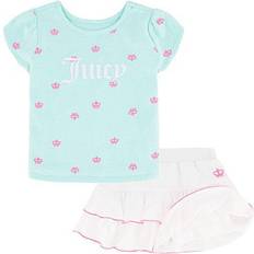 Juicy Couture Baby Girl's 2-Piece Terry Headband & Romper Set