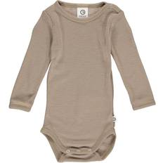 Wool Bodysuits Children's Clothing Mamalicious Müsli by Cotton Woolly Body unisex Långärmad
