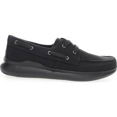 Black - Men Boat Shoes Propét Viasol Lace (D)