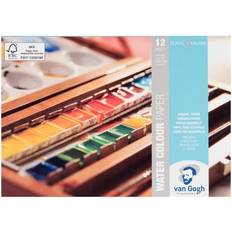Van Gogh Papir Van Gogh Van Gogh Watercolour paper block 10.5 x 15 cm, 300 g, 12 sheets