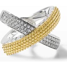 Lagos Caviar Lux Diamond Two-Tone Ring TWO TONE