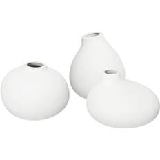 Blomus Blomus Nona Mini in White Set of 3 Vas