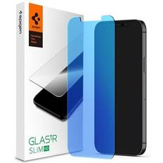 Spigen glas tr slim mini Spigen iPhone 12 Mini Skärmskydd GLAS.tR SLIM HD Anti Blå