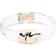Alexis Bittar Molton Hinge Bracelet CLEAR