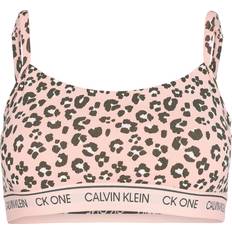 Unlined Bralette Stephen Leopard Print Ropa - Rosa