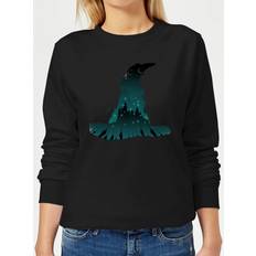 Harry potter sorting hat Harry Potter Sorting Hat Silhouette Women's Sweatshirt