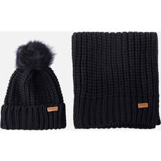 Barbour Halstørklæde & Sjal Barbour Strikket Kjolesæt med Beaniehue - Sort