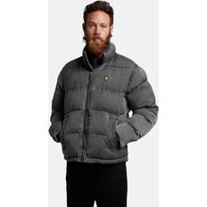 Lyle scott jacka puffer Lyle & Scott Men's Funnelled Puffer Jacket Dark