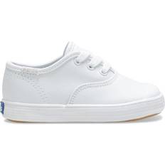 Keds Kid's Champion Toe Cap Sneaker - White Leather