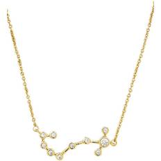 Necklaces Sterling Forever Scorpio When Stars Align Constellation Necklace - Gold/Transparent