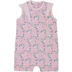 Rosa Playsuits Barnkläder Disney Baby's Minnie Mouse Sleeveless Romper Suit - Pink