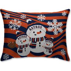 Pegasus Sports LLC Houston Astros Holiday Snowman Bed Pillow