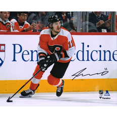 Fanatics Philadelphia Flyers Travis Konecny Autographed Orange Jersey Skating Photograph