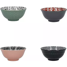KitchenCraft Patterned Skål 15cm 4st