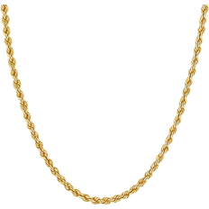 Zoe Chicco Rope Chain Necklace - Gold