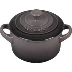 Stoneware Other Pots Le Creuset Oyster Mini Round Cocotte with lid 2 gal 3.5 "