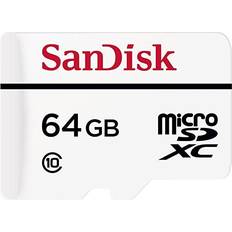 SanDisk 64 Go Cartes Mémoire & Clés USB SanDisk Endurance microSDHC 64Go blanc