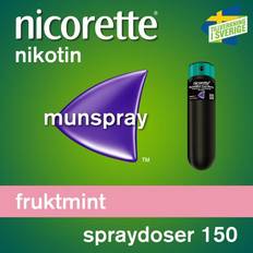 Reseptfrie legemidler Nicorette Fruitmint 1mg 150 doser Munnspray