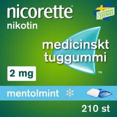 Receptfria läkemedel Nicorette Mentholmint 2mg 210 st Tuggummi