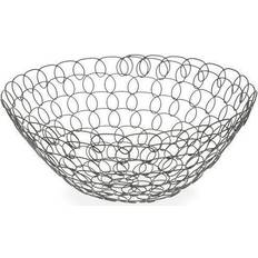 Round Fruit Bowls BigBuy Home Metal Fruit Bowl 28cm