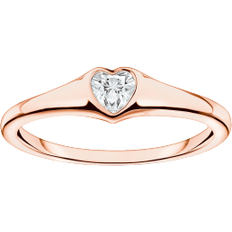 Jewellery Thomas Sabo Heart Ring - Rose Gold/Transparent