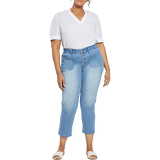 NYDJ Marilyn Straight Ankle Jeans Plus Size