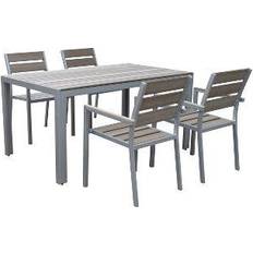 Plastic Patio Dining Sets CorLiving Gallant Patio Dining Set