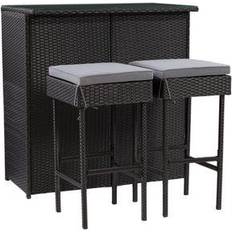 Steel Outdoor Bar Sets CorLiving Parksville Outdoor Bar Set