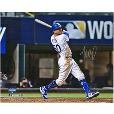 Fanatics Los Angeles Dodgers Mookie Betts Autographed 2020 World Series Champions Hitting Photograph