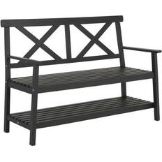 Black Garden Benches Safavieh Mayer Garden Bench