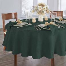 Elrene Home Fashions Poins Elegance Tablecloth Red, Green, Beige, Gold (177.8x132.1cm)